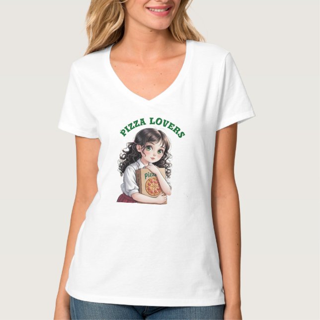 Pizza lovers  T-Shirt (Front)