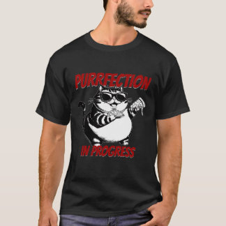 Pizza-Loving Cat: Purrfection in Progress T-Shirt