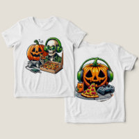 Pizza-Loving Skeleton: Gaming, Cheese Overload