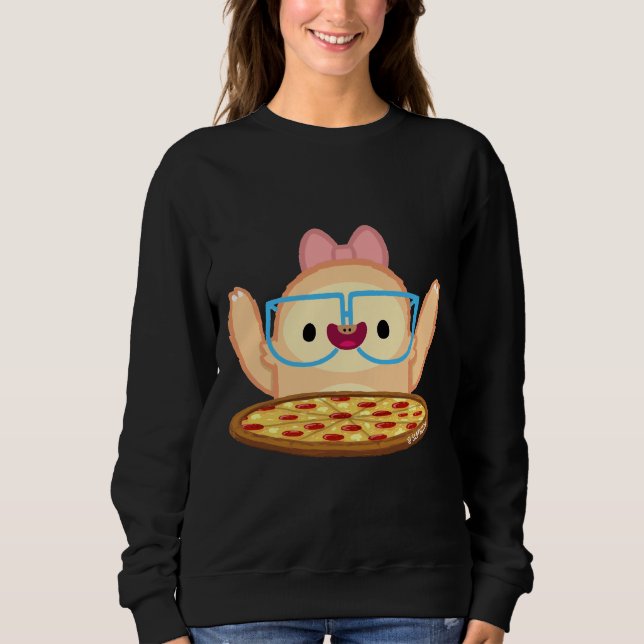 Pizza Loving Sloth Sweatshirt (Front)