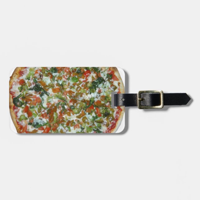 pizza luggage tag (Front Horizontal)