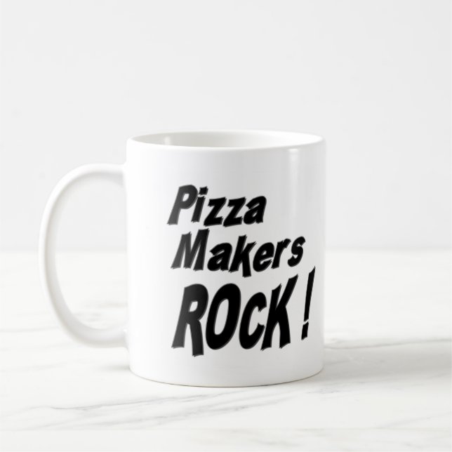 Pizza Makers Rock! Mug (Left)