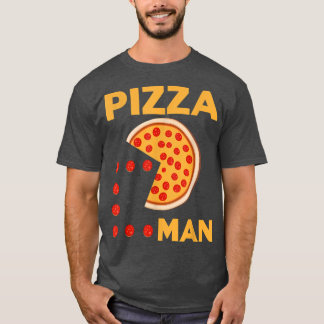 Pizza Man Funny Video Game Pizza Lover Pun Cheese T-Shirt