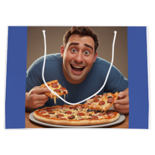 Pizza Man Large Gift Bag