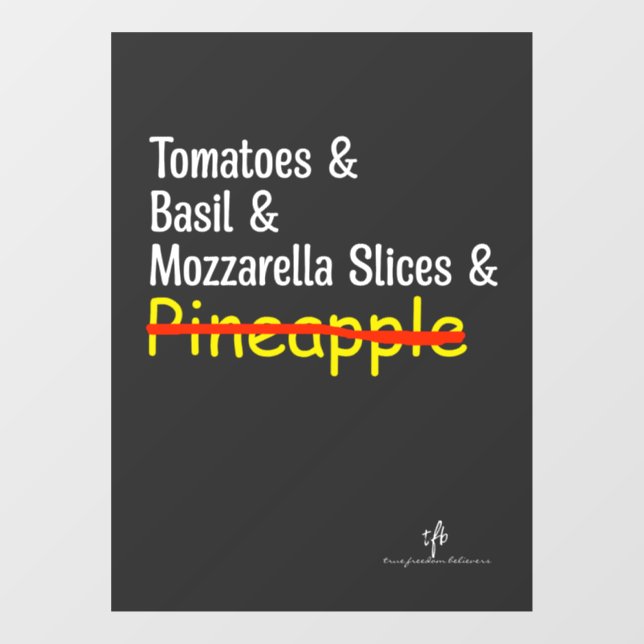Pizza Margherita W/O Pineapple (Sheet)