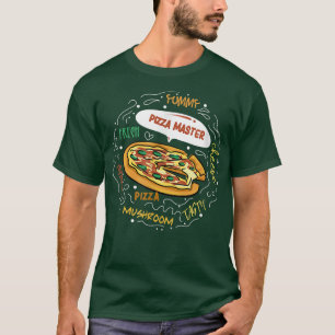 Pizza Master Italian Food Eating Pizza T-Shirt