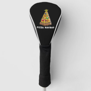 PIZZA NAVIDAD Italian Christmas Tree Humour Golf Head Cover