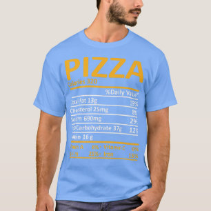 Pizza Nutrition Family Matching Thanksgiving Food T-Shirt