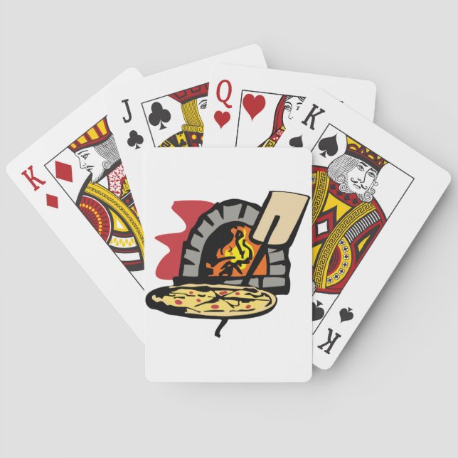 Pizza Oven Playing Cards (Back)