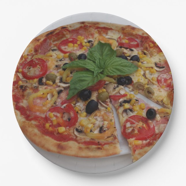 Pizza Paper Plate (Front)