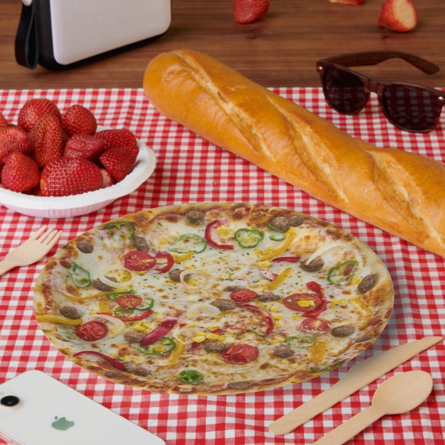 Pizza Paper Plate (Picnic)