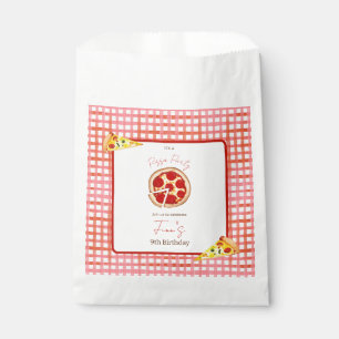 Pizza Party Any Age Birthday Favour Bags