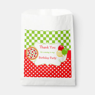 Pizza Party Birthday Birthday Party Favour Bags