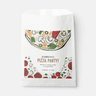 Pizza Party Birthday Favour Bags