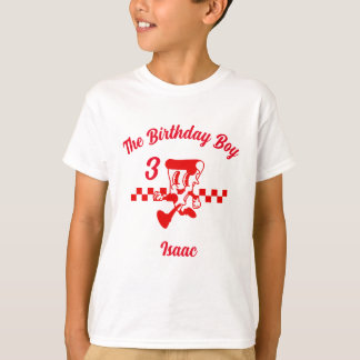 Pizza Party Birthday Kids Tshirt