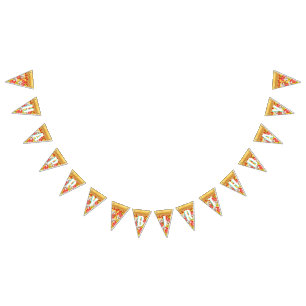 Pizza party bunting
