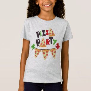 Pizza Party Girls' Fine Jersey T-Shirt