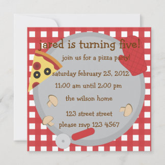 Pizza Party!. Invitation