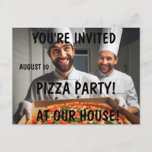 PIZZA PARTY INVITATIONS Postcards
