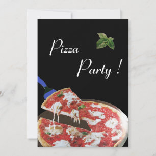 PIZZA PARTY, ITALIAN KITCHEN dinner, brunch Invitation