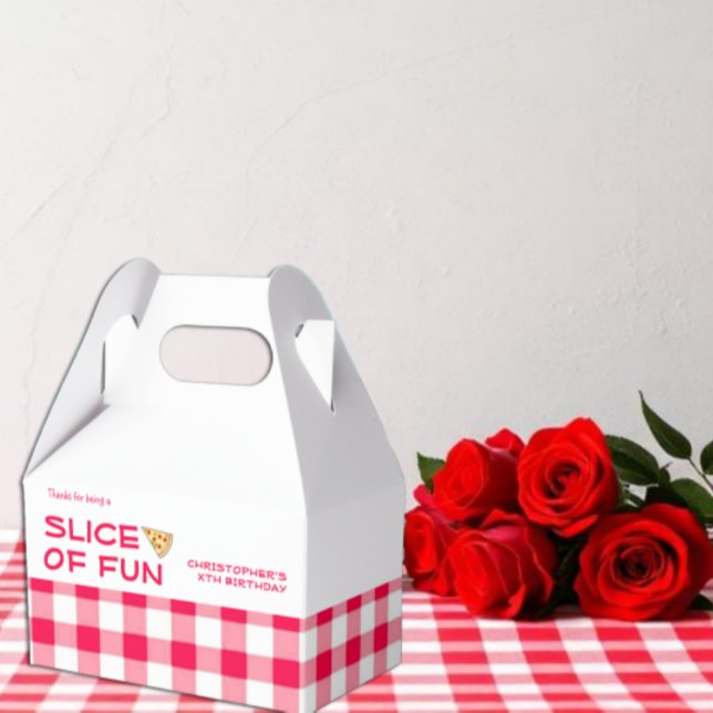 Pizza Party Kids Birthday Favour Box (Creator Uploaded)