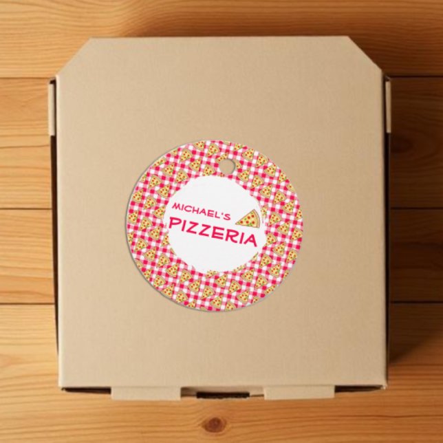 Pizza Party Kids Birthday Favour Tags (Creator Uploaded)