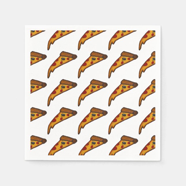 Pizza Party Napkin (Front)