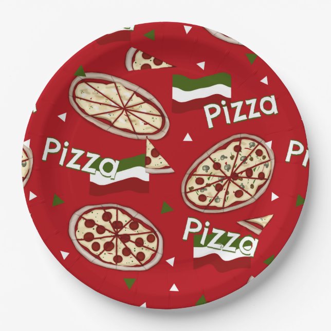 Pizza Party? PAPER PLATES (Front)