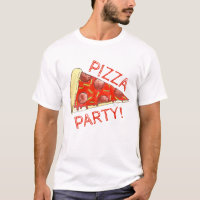 PIZZA PARTY! Pepperoni Cheese Pie Slice Pizzeria