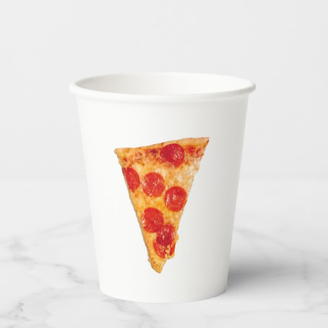 Pizza Party Pepperoni Slice Paper cup (Front)