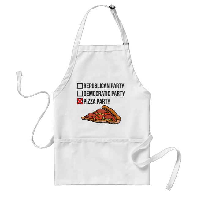 Pizza Party Standard Apron (Front)