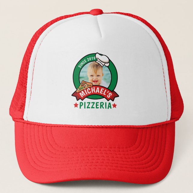 Pizza Party Trucker Hat (Front)