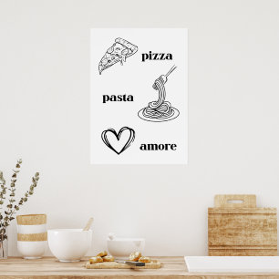 Pizza Pasta & Amore Poster