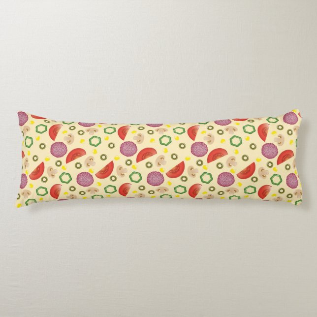 Pizza Pattern 2 Body Cushion (Front)