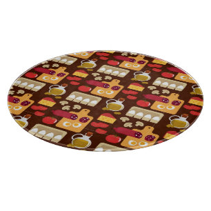 Pizza Pattern 2 Cutting Board