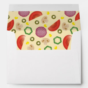 Pizza Pattern 2 Envelope