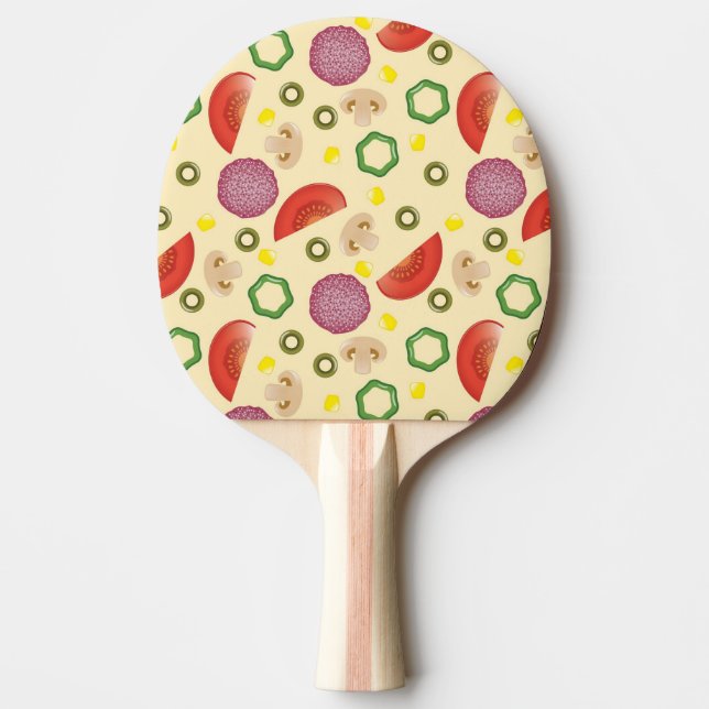 Pizza Pattern 2 Ping Pong Paddle (Front)