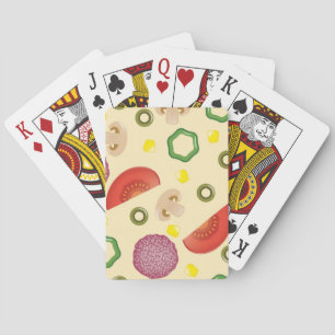 Pizza Pattern 2 Playing Cards