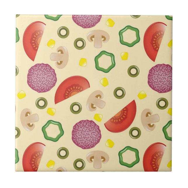 Pizza Pattern 2 Tile (Front)