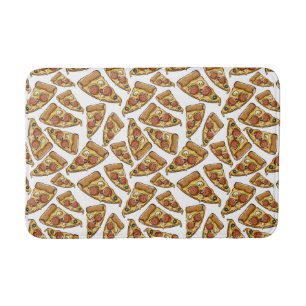 Pizza Pattern bath mats
