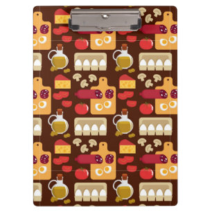 Pizza Pattern Clipboard
