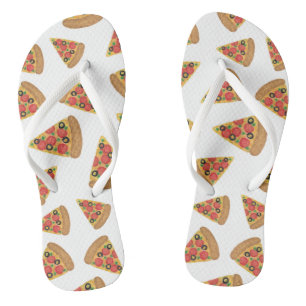 Pizza Pattern Jandals