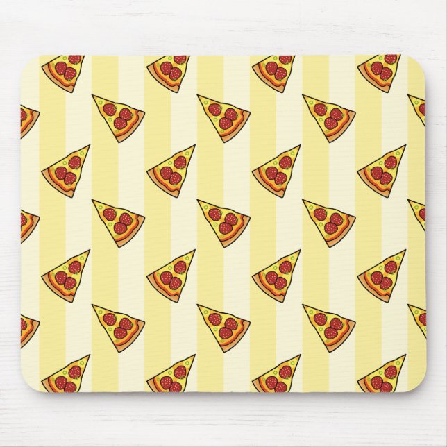 Pizza Pattern Mousepad (Front)