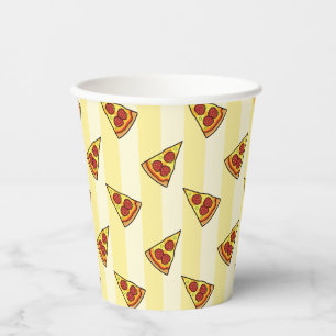 Pizza Pattern Wrapping Paper Cups