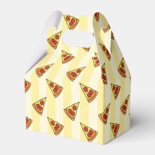 Pizza Pattern Wrapping Paper Favour Box