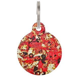 Pizza Pet Tag