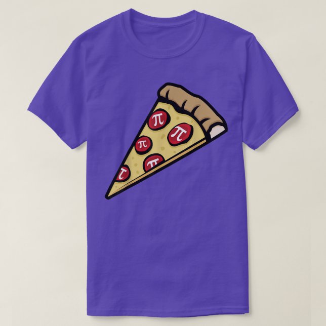 Pizza Pi Funny Pizza Pie With Pi Toppings Math4249 T-Shirt (Design Front)
