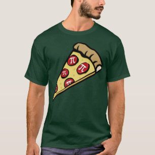 Pizza Pi Funny Pizza Pie With Pi Toppings Math 224 T-Shirt