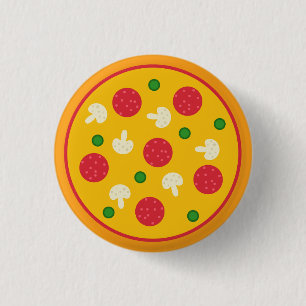 Pizza Pie 3 Cm Round Badge