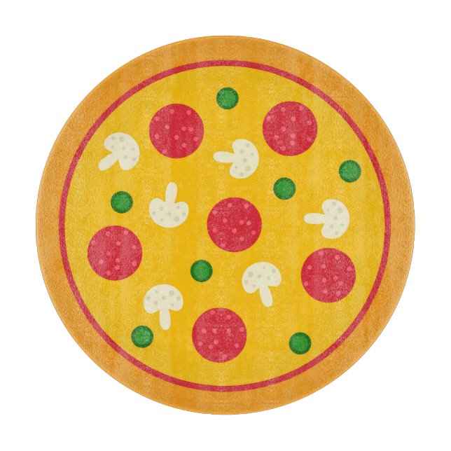 Pizza Pie Cutting Board (Front)